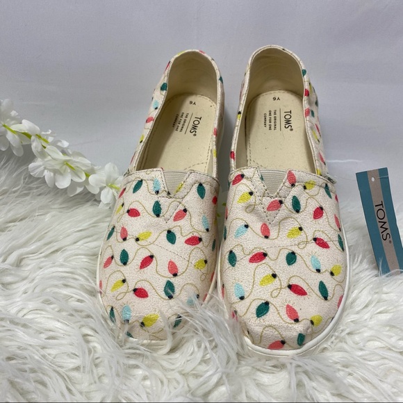 TOMS YOUTH BELMONT NATURAL TREE LIGHTS SIZE 6Y NWT - Picture 3 of 5